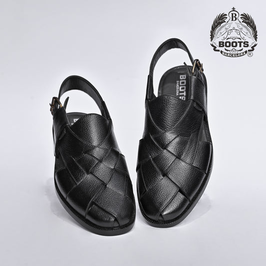 Handcrafted Leather Peshawari Chappal
