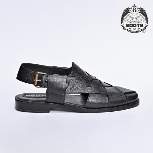 Handcrafted Leather Peshawari Chappal