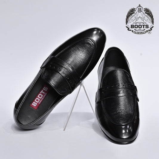 Men’s Pure Leather Formal Shoes - Classic Buckle-Free