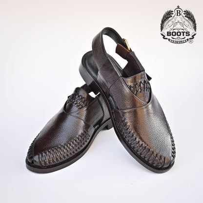 Premium Mild Leather Peshawari Chappal